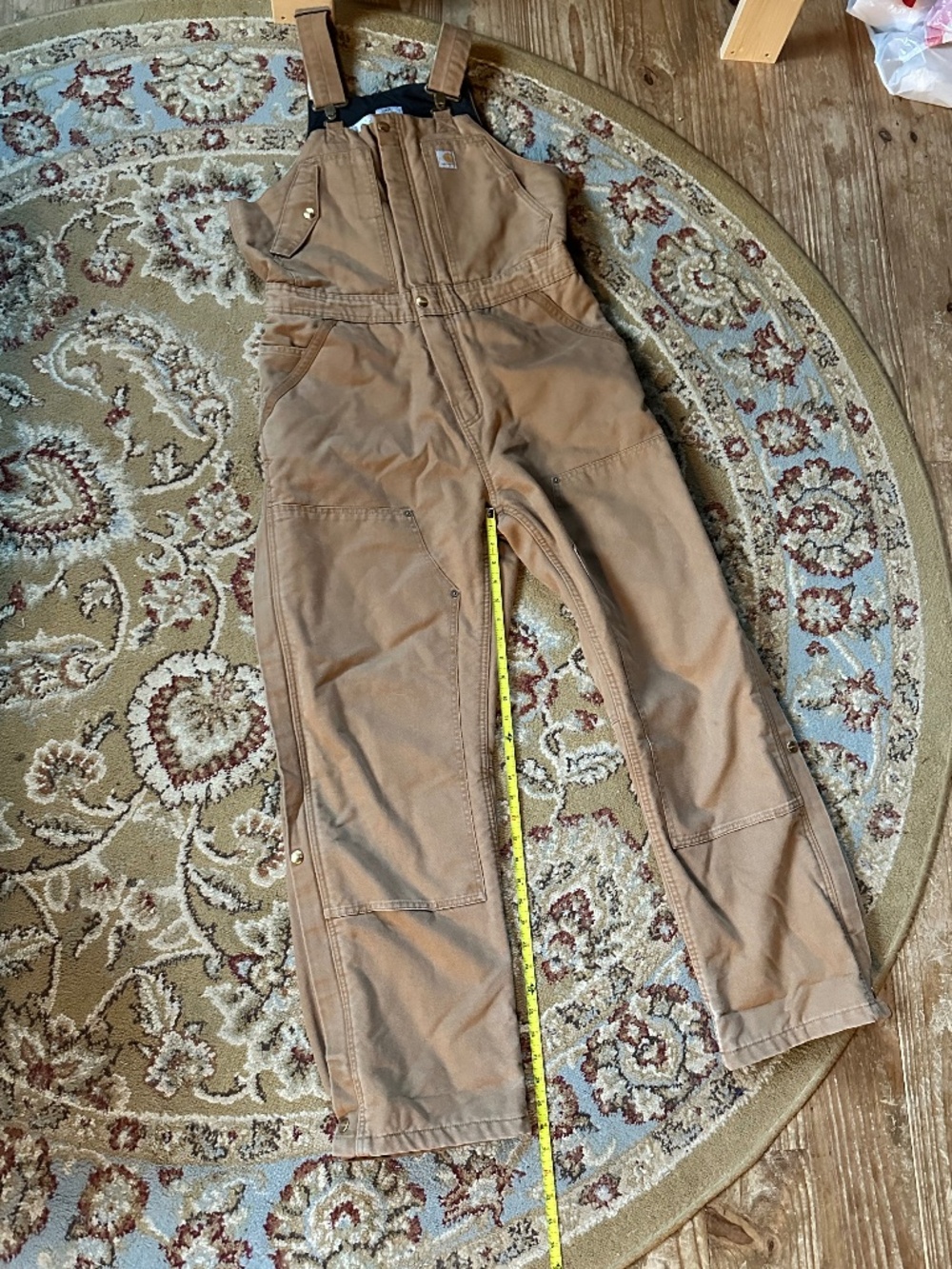Insulated Carhartt bibs size 8/10